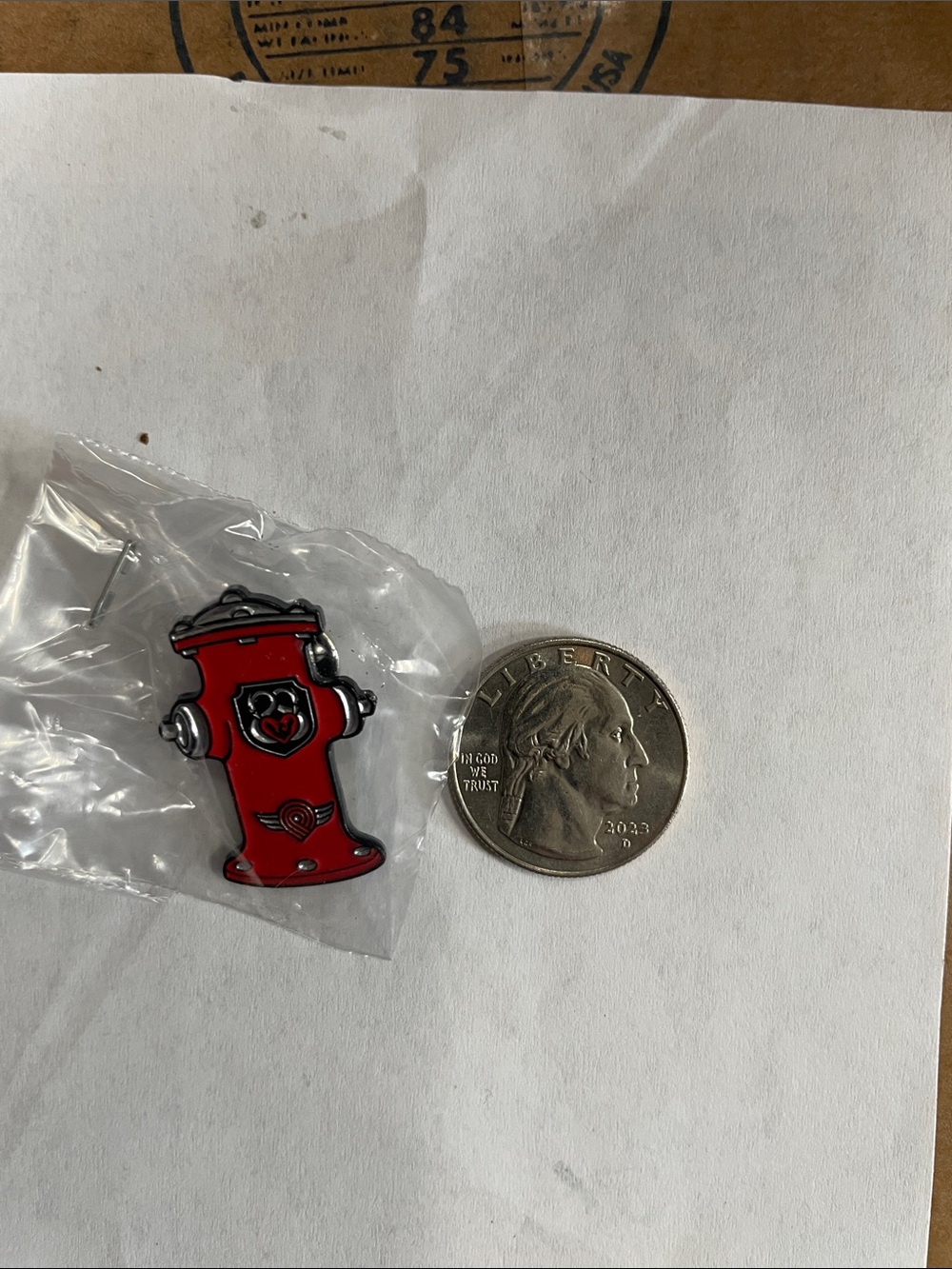 Andy Anderson Red Hydrant Enamel Pin - Cute Fire Hydrant Lapel Pin